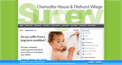 Desktop Screenshot of chancellorhousesurgery.co.uk